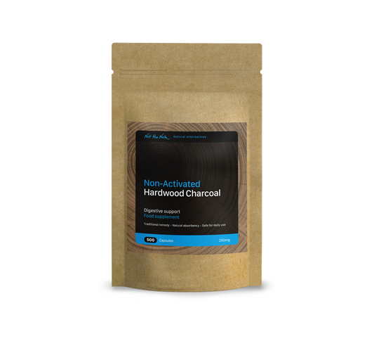 Non-Activated Hardwood Charcoal 500 Capsules