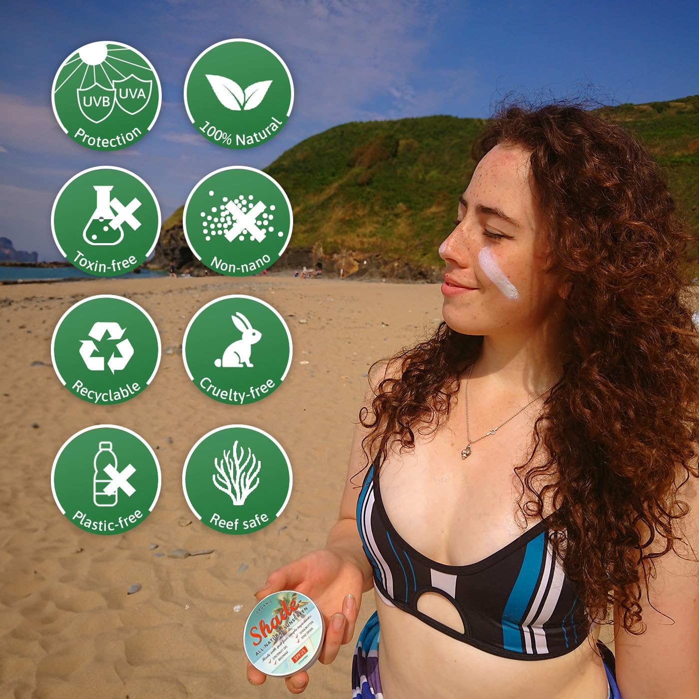 Shade All-Natural Sunscreen | Unscented | SPF25