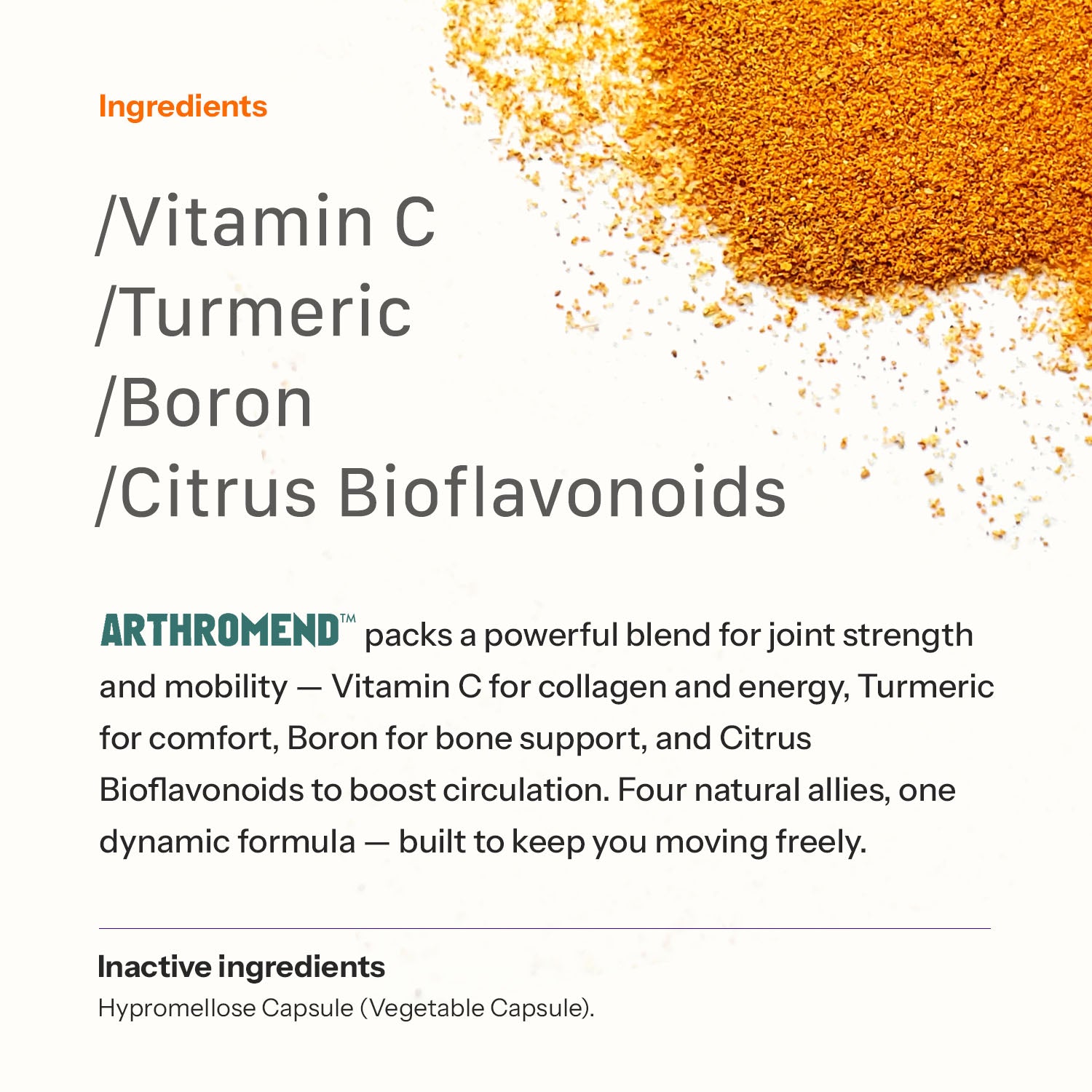 Arthromend™ - Vitamin C with Bioflavonoids, Turmeric & Boron