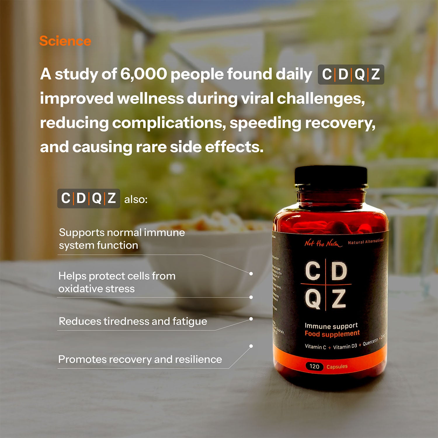 CDQZ - Immune Support with Quercetin & Zinc