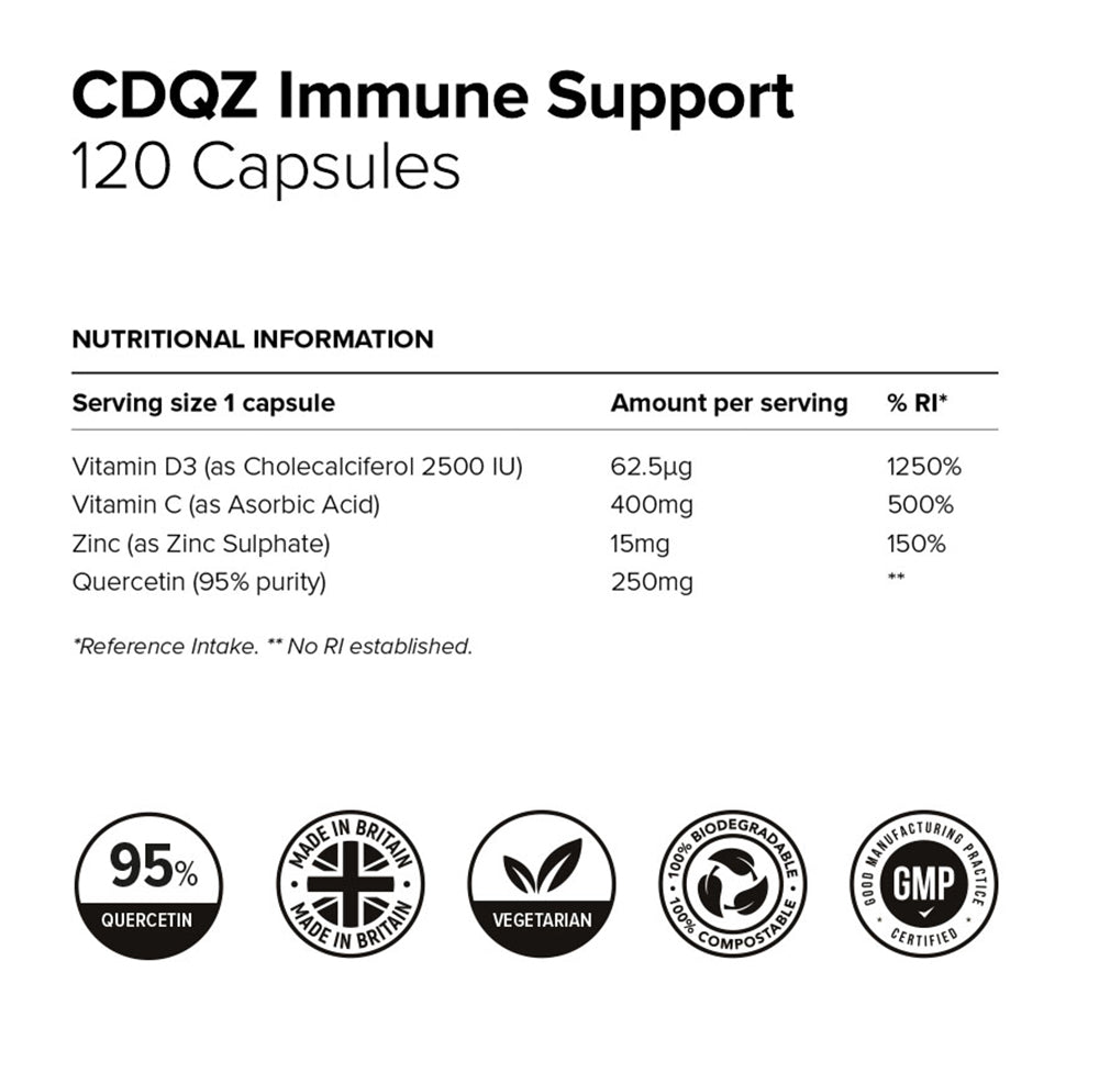 CDQZ - Immune Support with Quercetin & Zinc