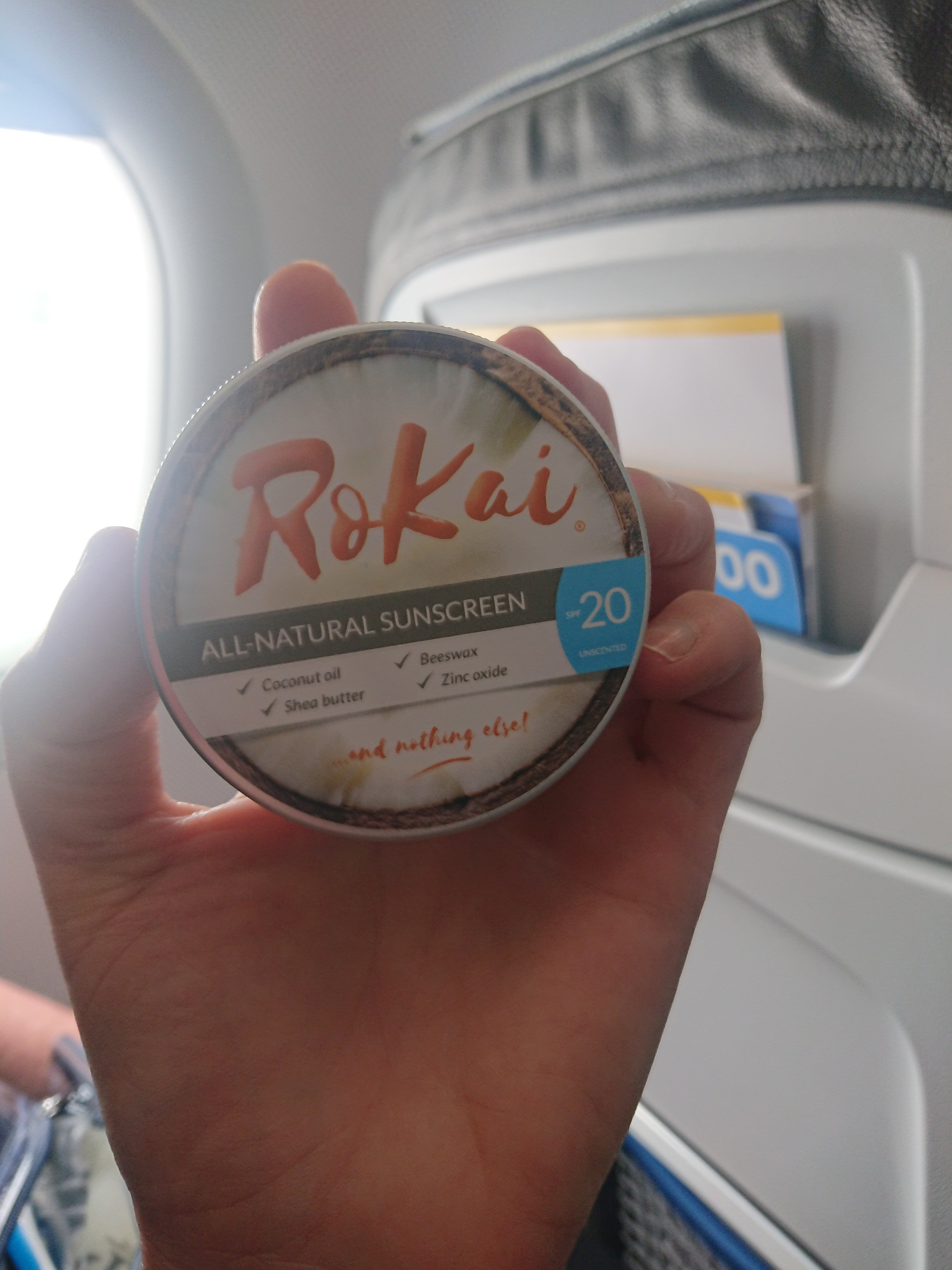 RoKai® All-Natural Sunscreen | SPF20 | Organic | Unscented | Mineral-based