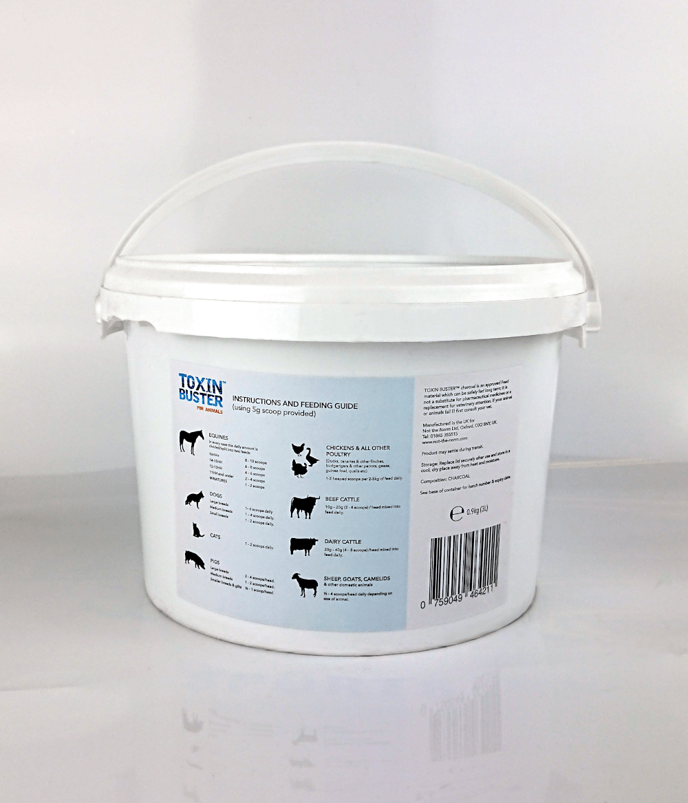 Toxin Buster™ Charcoal For Animals, gut health, detox, Immune health